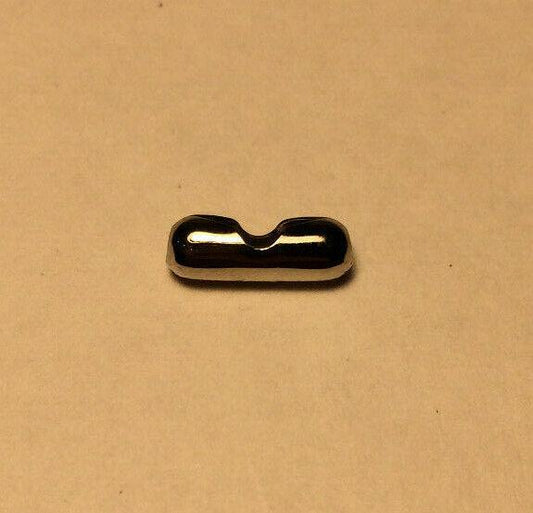 New #6 Brass Beaded Chain Connector With Nickel Plated Finish #BC601N - Stone Door Lamps