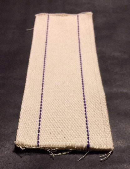 NEW 2 1/2" x 7 1/2" Long Flat Cotton Lamp Wick For #14 Kosmos Burners #WIC27 - Stone Door Lamps