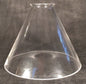 NEW 7" Clear Glass Deep Cone Lamp Light Hanging Shade Pendant 2 1/4" fitter 807C