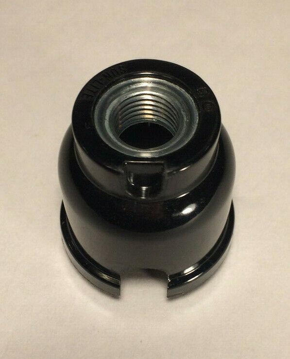 New 1/4 IP Bottom Phenolic One Slot Socket Cap For Medium Size Sockets #SC278 - Stone Door Lamps