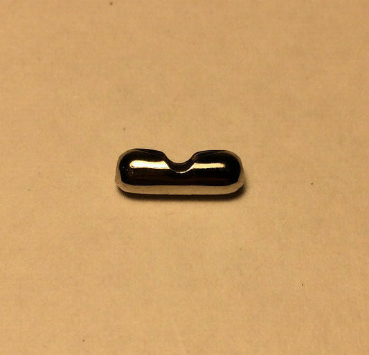 New #6 Brass Beaded Chain Connector With Nickel Plated Finish #BC601N