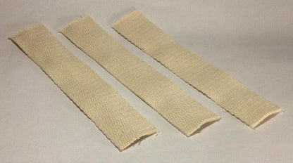 New 3 - pack Oil Lamp Wick For #3 Burner 1.5" x 8" Long Flat Cotton, USA Made,#914 - Stone Door Lamps