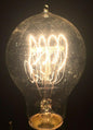 New Edison Base Quad Loop Filament Light Bulb, Antique Style, 60 Watt, #LB110 - Stone Door Lamps