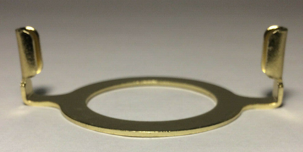New Brass Plated Harp Base For GU-24 And Nord Sockets, 1 9/16" I.D., #HB773