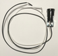 New Phenolic E12 Candelabra Socket, 26" 105 * C UL 1430 Wire Leads, 1/8F Hickey