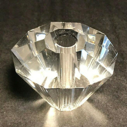New 2 1/4" Hand Cut & Polished Clear Crystal Faceted Chandelier Break #CB273 - Stone Door Lamps