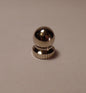 New Small Nickel Plated Knob Finial For Standard Lamp Harps, 9/16" ht. #NF958N