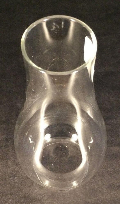 2 5/8" x 8 1/16" LIP FITTER CLEAR GLASS Oil Lamp Chimney #2 Hinge Burner CH802 - Stone Door Lamps