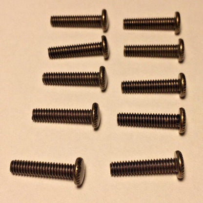 New Lot Of 10 Steel 3/4" Long Antique Brass Finish Thumbhead Screws 8/32 Thread