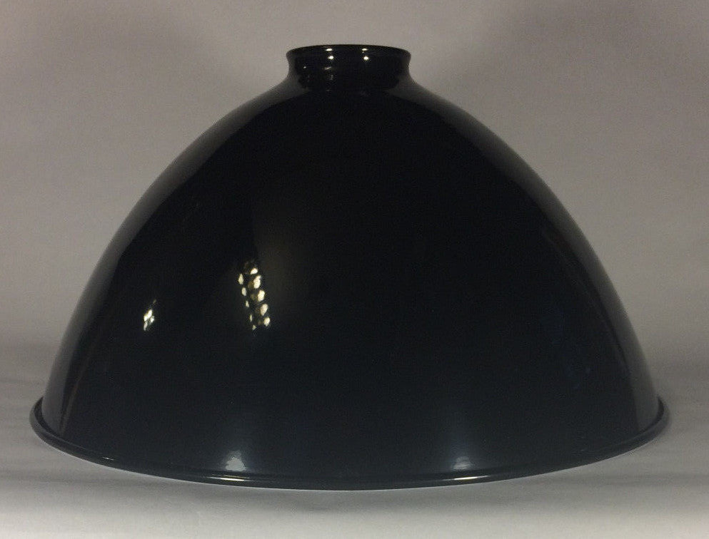 New 12" Black Industrial Style Metal Dome Pendant Lamp Shade, 2 1/4" Fitter