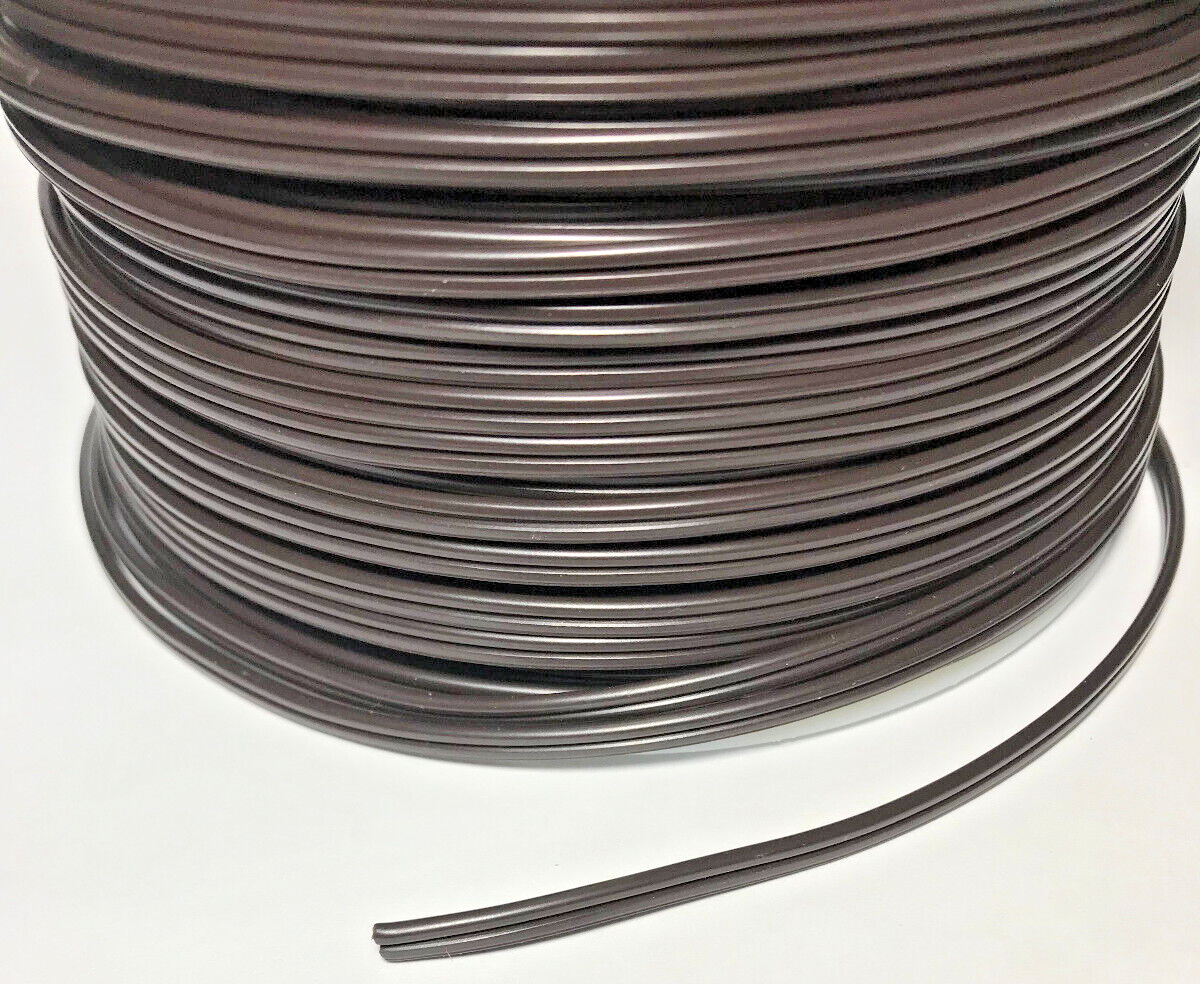 25 ft. Brown 22/2 Thin, Special Purpose 2 Wire Plastic Covered Lamp Cord 25PC623
