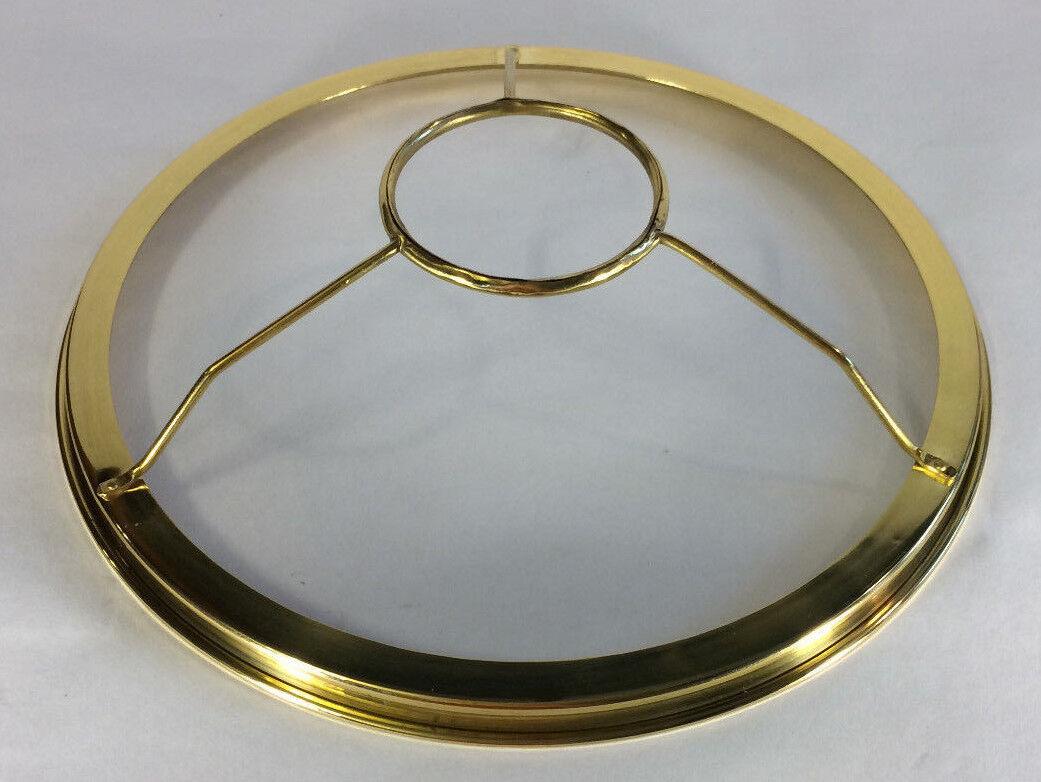 New 10" Fitter Solid Brass Shade Ring Holder For No. 2 Queen Burners #SR734 - Stone Door Lamps