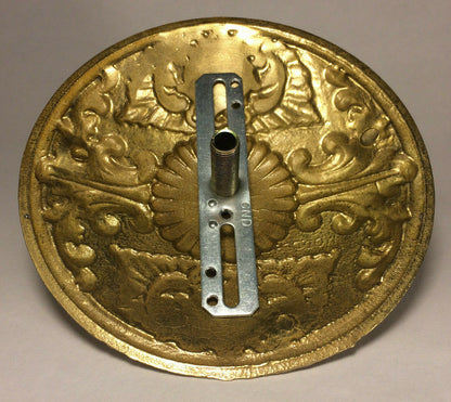 New 5 1/2" Victorian Die Cast Brass Ceiling Canopy Kit, Polished & Lacquered 808