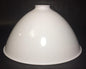 2 1/4" X 12" White Enamel Industrial Style Metal Dome Pendant Lamp Shade #IS353W - Stone Door Lamps