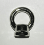 New 1" Cast Brass Loop With Wire Way, Nickel Plated Finish 1/8F Tap(3/8") BL954N - Stone Door Lamps