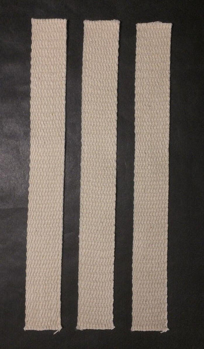 New 3 - pack Oil Lamp Wick For #2 Burner 1" x 8" Long Flat Cotton, USA Made,#WI913 - Stone Door Lamps