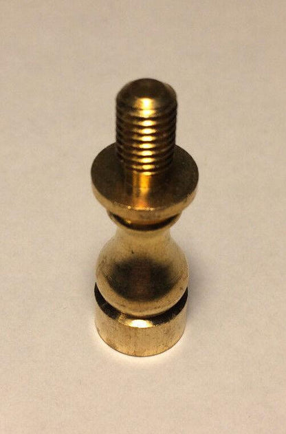 NEW 1" HEIGHT TURNED Brass Lamp SHADE FINIAL RISER - Unfinished Brass #RIS67U - Stone Door Lamps