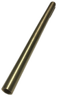 New 8" Brushed Brass Female Threaded Lamp Pipe, Rod, 1/8F Tap (3/8") #SP222U