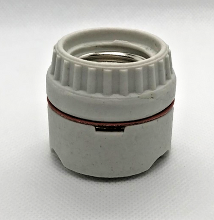 New 2 Piece Ring Type Medium Base Porcelain Socket Sign Receptacle, #SO113I
