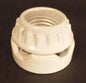Lot of 100 Medium Base E26 Glazed Porcelain 2 Piece Ring Sign Edison Sockets - Stone Door Lamps