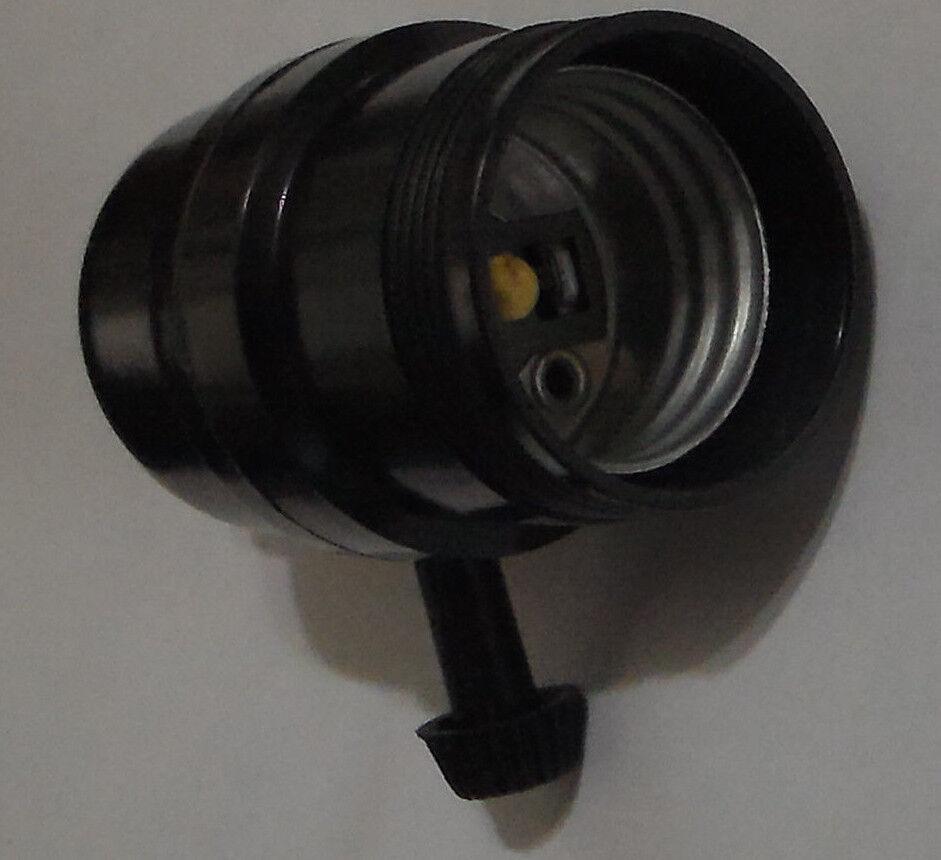 Leviton BAKELITE 3 - WAY TURN KNOB SOCKET UNO THREADED SHELL LAMP PART SO265 - Stone Door Lamps