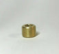 New Brass Headless Reducer Lamp Part, 1/8M(3/8") to 8/32F(5/32") Hole, #BR916 - Stone Door Lamps