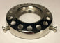New 2 1/4" Fitter Screw - on Uno - type Brass Shade Holder Nickel Finish #SHH86N - Stone Door Lamps
