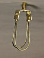 NEW BRASS FINISH WASHER TO CLIP ON LAMP SHADE ADAPTER CANDELABRA #SC115 - Stone Door Lamps