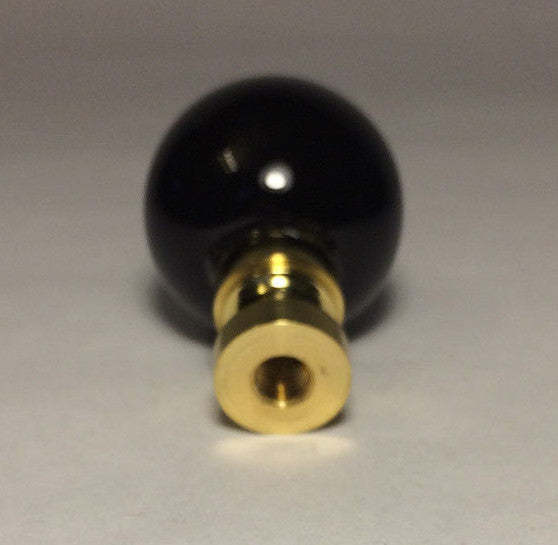 2" Ceramic Ball Style Lamp Light Harp Finial - Choose Color Black White Beige