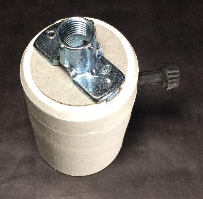 Brand New TURN KNOB 3 - WAY MOGUL PORCELAIN LAMP SOCKET for 3 way bulbs #MS102 - Stone Door Lamps