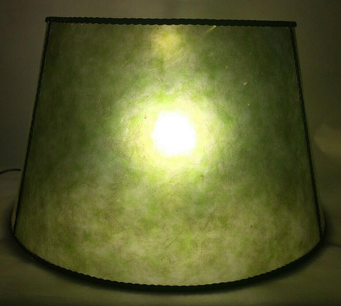 New Craftsmen Green Empire Style Mica Floor Lamp Shade 13"Tx19"Bx"11"H #MS719G