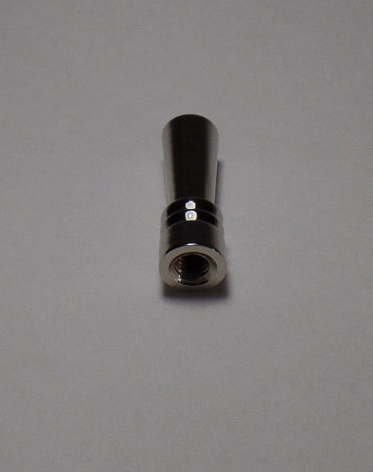 New Nickel Plated Deco Style Lamp Finial , 1/4-27F, 1 7/16" ht. #NF085N