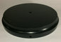 New 9" Modern Style Black Wooden Lamp Base w/ Wire Way Hole, Tapered Edge WB311B - Stone Door Lamps