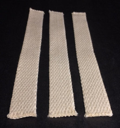 3 - pack Oil Lamp Lantern Wick 7/8" x 8" Long Flat Cotton USA Made, Lamplight #919 - Stone Door Lamps
