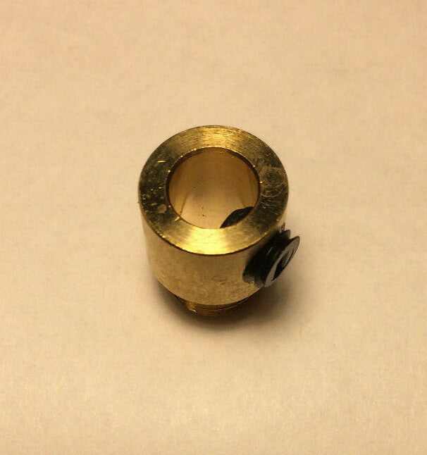 New Polished Brass Cord Grip Bushing With Set Screw For Lamp Cord 11/16" #CB931