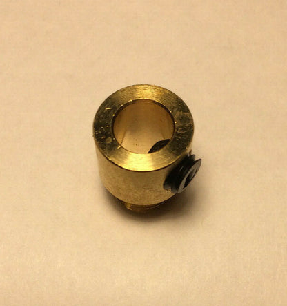 New Polished Brass Cord Grip Bushing With Set Screw For Lamp Cord 11/16" #CB931