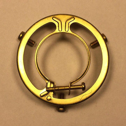 Brand New Solid Brass 2 1/4" Fitter, Clamp - on Type Lamp Shade Holder #SHH85 - Stone Door Lamps