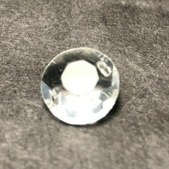 New 5/8" (16mm) Clear Crystal Round Rose Jewel Prism Bead w/ 2 Holes #PB030 - Stone Door Lamps