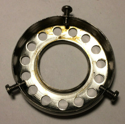 New 2 1/4" Fitter Screw-on Brass Uno Shade Holder Satin Nickel Finish #SHH86SN