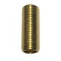 New 1" Solid Brass All Thread Lamp Nipple Pipe 1/8 IP (3/8" O.D.) #LN378