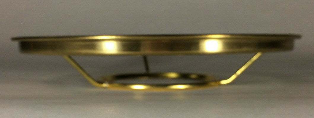 New 7" Fitter Solid Brass Shade Ring Holder For No. 2 Brass Plated Burners SR724