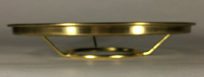 New 7" Fitter Solid Brass Shade Ring Holder For No. 2 Brass Plated Burners SR724