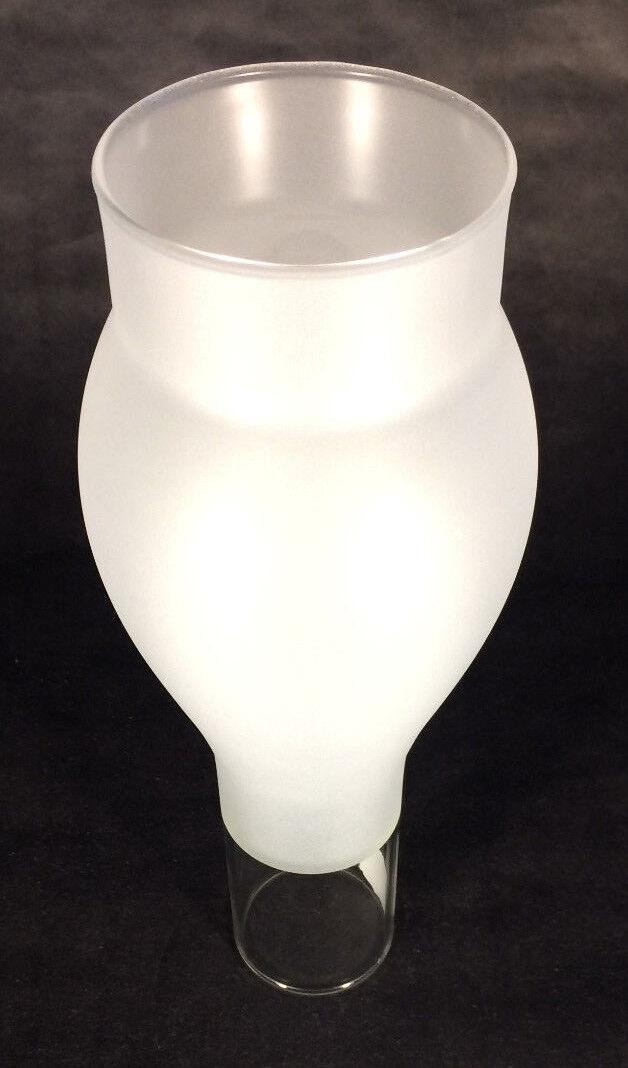 3 X 10 Kerosene Oil Lamp Chimney Frosted Glass for #2 burner & 3" gallery #CH945 - Stone Door Lamps