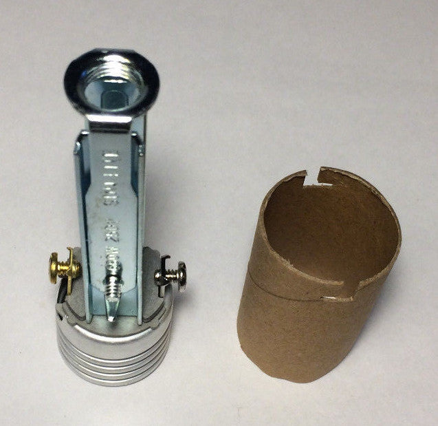 New 4" - 5 3/4" Adjustable Keyless Candle Socket For Medium Base Bulb #SO208i