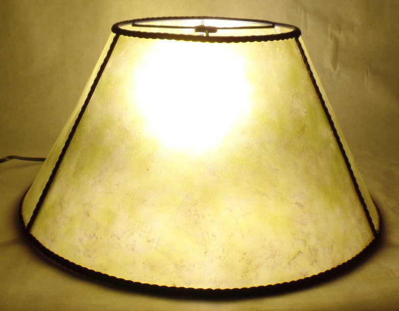 New Craftsmen Green Empire Style Mica Lamp Shade 7 1/2" x 16" x 8" #MS718G