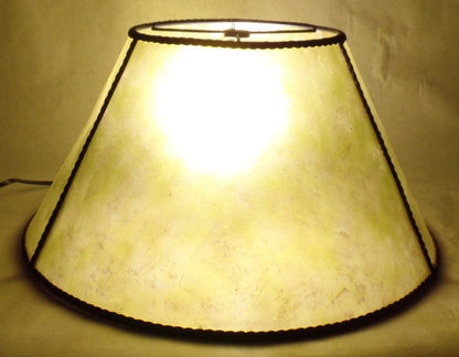 New Craftsmen Green Empire Style Mica Lamp Shade 7 1/2" x 16" x 8" #MS718G