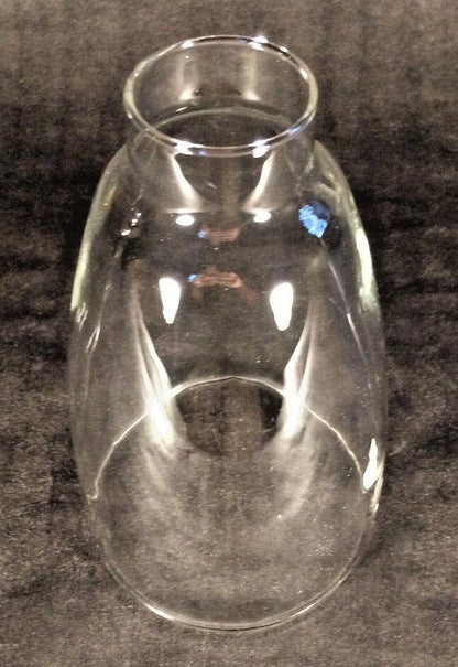 New 4 3/8" x 8.5" Clear Glass Colonial Lamp Shade 1 5/8" Fitter #HS702 - Stone Door Lamps