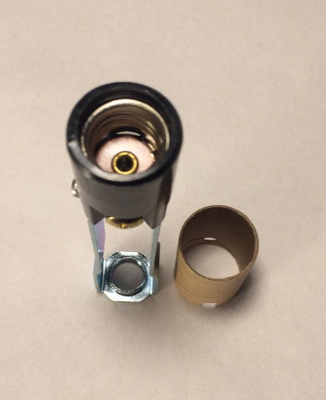 New 4" E12 Keyless Candelabra Socket w/ Hickey Chandelier Lamp Socket UL #SO628 - Stone Door Lamps