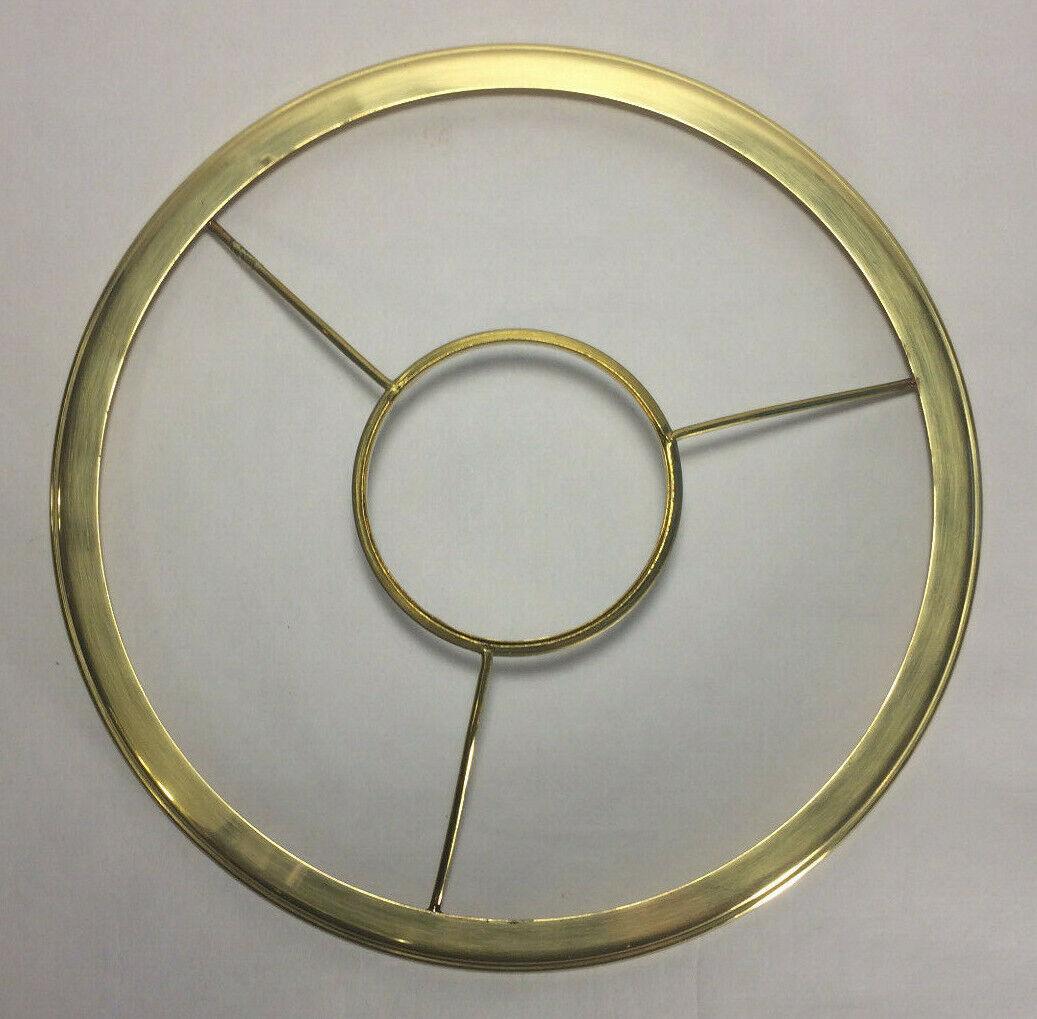 New 10" Fitter Solid Brass Shade Ring Holder For No. 3 Queen Burners #SR732 - Stone Door Lamps