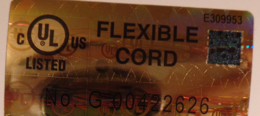 New 250' Brown Plastic Covered Lamp Cord Wire Spool, 18/2, SPT-1 1/2, #PC640